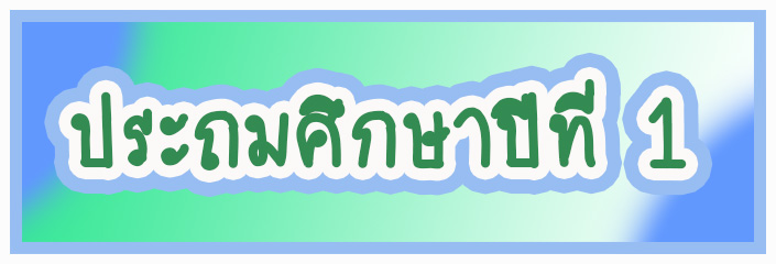 ชั้นประถมศึกษาปีที่ 1