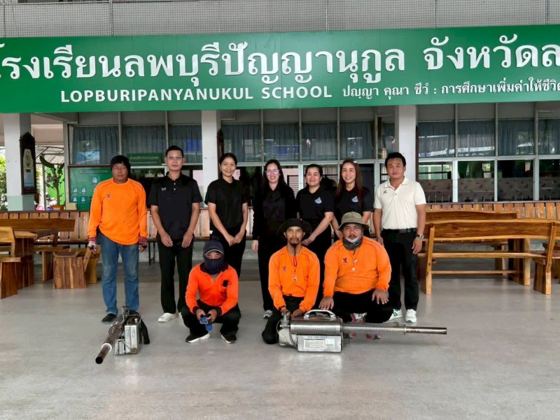 กิจกรรมฉีดพ่นสารเคมีกำจัดยุงลายตามอาคารเรียน หอพักเรือนนอน และอาคารประกอบต่างๆ เพื่อเป็นการป้องกันอันตรายจากโรคที่มียุงเป็นพาหะนำโรคแก่นักเรียนก่อนเปิดภาคเรียนที่ 1 ปีการศึกษา 2569