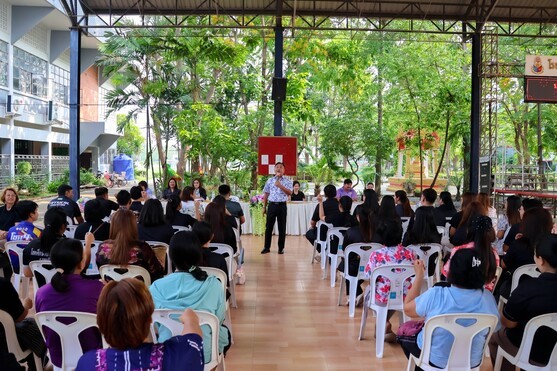 วันที่ 11 พฤษภาคม 2569 โรงเรียนโสตศึกษาปานเลิศจังหวัดลพบุรี ประชุมประจำเดือนพฤษภาคมเพื่อเตรียมความพร้อมเปิดภาคเรียนที่ 1 ปีการศึกษา 2569