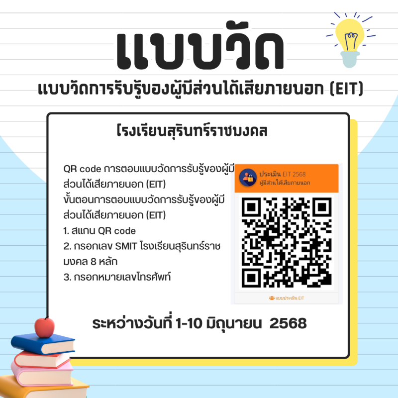 การดำเนินการประเมินคุณธรรม และความโปร่งใสในการดำเนินงาน ของสถานศึกษาออนไลน์ (Integrity and Transparency Assessment Online : ITA Online) ประจำปีงบประมาณ พ.ศ. 2568