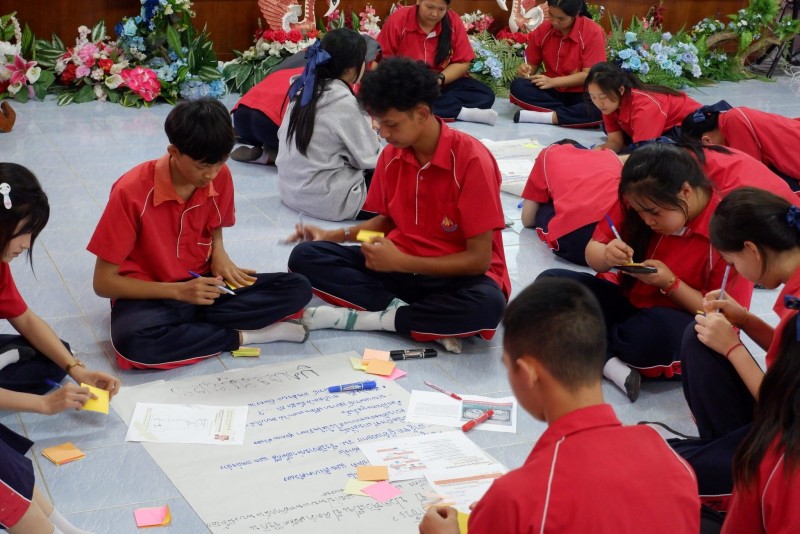 อบรมทักษะชีวิต เสริมศักยภาพผู้นำนักเรียน