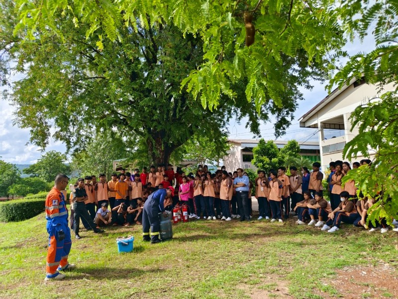 กิจกรรมอบรมเชิงปฏิบัติการและซักซ้อมแผนเผชิญเหตุความปลอดภัย