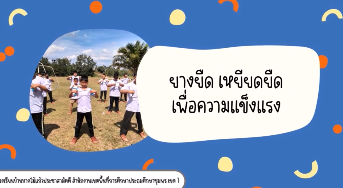 โครงงานยางยืด เหยียดยืด เพื่อความแข็งแรง