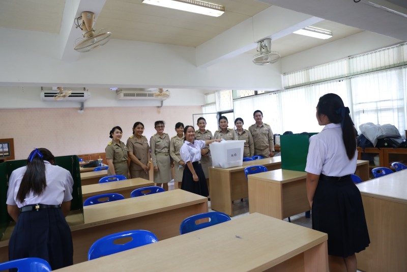 กิจกรรมเลือกตั้ง และนับคะแนนการเลือกตั้งสภานักเรียน ประจำปีการศึกษา 2568
